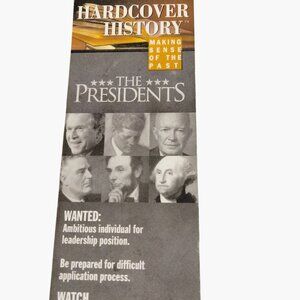 Hardcover History Bookmark U S Presidents Making Sense Of The Past Ephemera